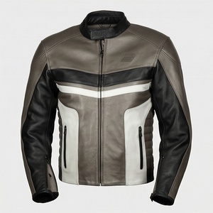 Chaqueta de cuero ajustada para motociclismo deportivo, equipo de protección de alta calidad, ropa de seguridad duradera para motociclistas profesionales - Product Image 1
