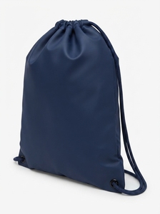 Wholesale 210D Polyester <b>Drawstring</b> Bag Lightweight Waterproof Gym Sack Custom Logo Sports <b>Backpack</b> for Yoga Fitness Outdoor - Product Image 2