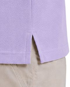 Light Purple Men Polo Shirt Short Sleeve Cotton Pique Fabric Casual Jacquard Pattern Turn <b>Down</b> Collar Luxury Summer Customized - Product Image 5