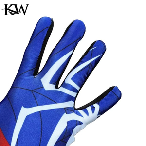 Cheap Price Bestest Customize American Football <b>Gloves</b> High Quality Soft Polyester/Pu/Spandex Hand Professional Non Slip - Product Image 5
