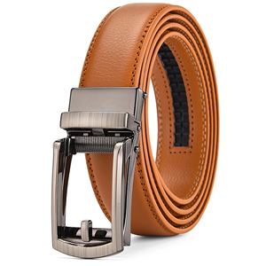 Ceinture en cuir véritable boucle réglable haute qualité hommes hommes accessoires concepteur personnalisé vente en gros hommes ceinture en cuir véritable - Product Image 1