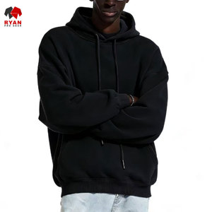 Sweat-shirts à capuche personnalisés avec logo Ryan Pro Gear, style pull-over, pour hommes, 100% coton, tissu respirant et confortable - Product Image 4