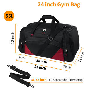 Bolsa Deportiva Profesional para Gimnasio, Bolsa de Lona para Entrenamiento, Material Resistente para Entrenamiento, Ejercicio, Viajes y Actividades al Aire Libre - Product Image 2