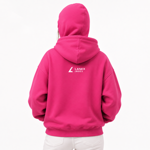 Sudadera con capucha y máscara facial completa de algodón grueso de primera calidad para mujer, con cremallera completa, estilo balaclava, ropa urbana con logo personalizado - Product Image 4