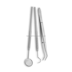 Juego de Exploración Dental de Acero Inoxidable Reutilizable de Alta Calidad, 3 Piezas: Espejo Bucal, Explorador y Pinza. El Mejor Proveedor Mayorista. - Product Image 2