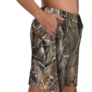 Shorts camouflage jungle pour homme, fabriqués au Pakistan, style streetwear moderne, vêtements décontractés, légers, mode estivale - Product Image 3