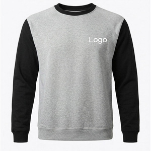 Sudadera de Cuello Redondo con Patrón de Rayas Bordadas de Alta Calidad para Invierno, Sudadera de Felpa de Algodón Grueso para Hombre - Product Image 4