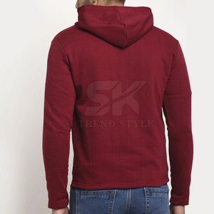 Sudadera con Capucha Lisa de Alta Calidad para Hombre, Diseño Personalizado, Cierre Completo, Color Sólido, Ropa Casual, Talla Grande - Product Image 4
