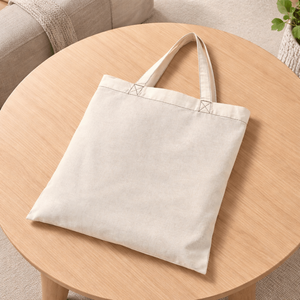 Bolsa de Tela Ecológica Personalizada, de Algodón Reciclado, con Impresión Serigrafiada, para Compras, Almacenamiento, con Logotipo Promocional, para Uso Diario, para Todas las Temporadas - Product Image 3