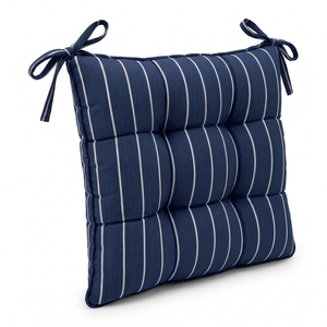 Coussins de siège de qualité supérieure pour chaises de bureau, taille et couleur personnalisées, super doux, pour chaise de salle à manger, 100 % coton, rembourrés avec sangles. - Product Image 6