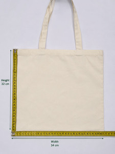 <b>Canvas</b> Tote Bag 100% Cotton Reusable Letter Pattern Long Handles Grocery Shopping Bag Customized Color Logo Eco-Friendly for - Product Image 5