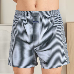 <b>Custom</b> Fardly Mens Underwear 100% Cotton <b>Boxers</b> Shorts Classic Basics Boxershorts Male comfort <b>Boxer</b> - Product Image 4