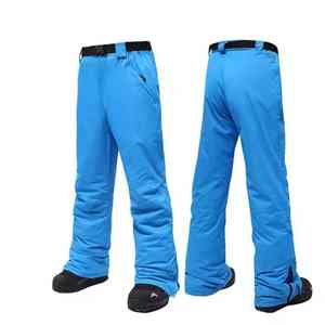 Pantalones de invierno de sarga elástica premium con forro interior suave para un estilo elegante y cómodo, ideales para esquí y nieve. - Product Image 5