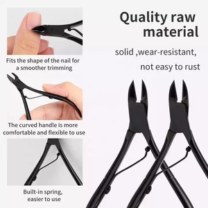 Cortacutículas de Acero Inoxidable Curvo de Alta Calidad 2026 con Abertura de Mandíbula Ancha para Bebés y Manicura Profesional - Product Image 2