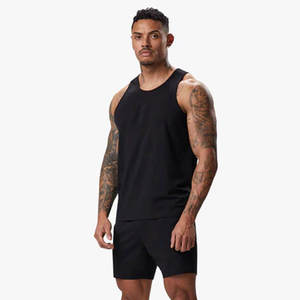 MEERA IMPEX Men Athletic Tank <b>Top</b> Summer Twin Set Performance Inspired Design Moisture Wicking Quick Dry 100% Polyester Fabric - Product Image 5