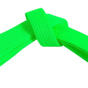 Ceinture de karaté en coton de haute qualité, design personnalisé, extensible, respirante, durable, écologique, unisexe, vente en gros, service OEM, arts martiaux - Product Image 2