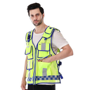 Chaleco de Seguridad para Mujer, Alta Visibilidad, Amarillo, ANSI Clase 2, Repelente al Agua, Poliéster Twill, 15 Bolsillos, Diseño Contorneado - Product Image 3