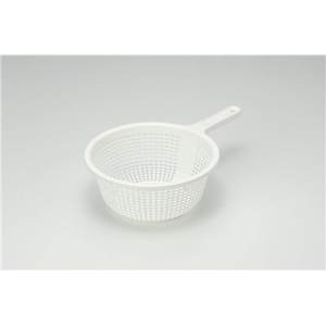 Inomata 19cm bianco manico scolapasta filtro elegante per uso cucina - Product Image 1
