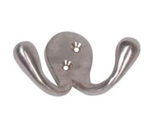 Double Horseshoe Hook Cast <b>Iron</b> Rust Resistant Customizable Decorative Wall Hook Unique Western Design Entryway Bathroom Kids - Product Image 2