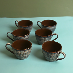 Imperial New Bone China Ceramic Tea <b>Cups</b> <b>Set</b> of 6 - Product Image 5