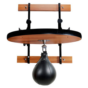 Bolas de velocidad de cuero para boxeo y Muay Thai, kit de entrenamiento para golpear, esquivar y golpear con potencia, con soporte giratorio colgante gratuito para entrenamiento de velocidad y patadas - Product Image 1