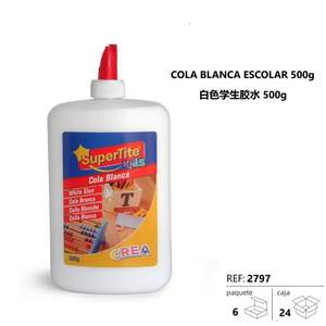 Pegamento Blanco para Estudiantes, 500g, Cola Blanca Escolar, Material para Manualidades - Product Image 3