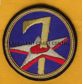 US Rank 7 599 High Quality 3D Lace Embroidered Custom Patch <b>Sew</b>-On Fabric Badge Circular Luxury Design for Garment - Product Image 6