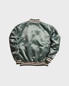 OEM Custom Made Men Satin <b>Jackets</b> Long Sleeve Zipper Closure Stand Collar Canvas Fabric Winter Casual Wear Wholesale Waterproof - Product Image 1