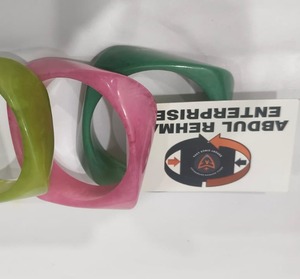Vintage Thick Chunky Carved <b>Resin</b> Bangle Bracelet Handmade Model Customized Wholesale Jewelry - Product Image 1