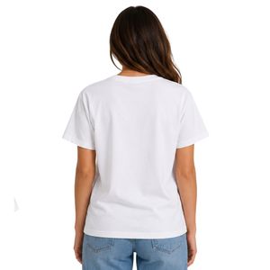 Camiseta extragrande con estampado gráfico de pata de gato negro minimalista para mujer, camiseta informal de manga corta con cuello redondo, camiseta de moda de verano - Product Image 4