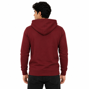Custom Oversized Hoodies Heavy Cotton Blend Sweatshirt <b>Thick</b> <b>Fleece</b> Winter Streetwear Clothing Wholesale Factory Direct Supplier - Product Image 3