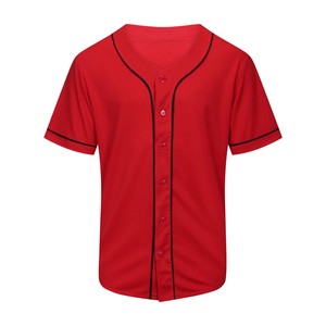 Mens Baseball Jersey Button Front <b>Athletic</b> Team Shirt USA Inspired Street Style Sports Top Casual Fit - Product Image 1
