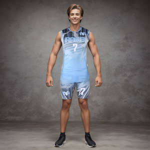 Diseña tus Propios Uniformes de Fútbol 7v7, Colores, Números y Logotipos Personalizados, Uniformes Impresos Transpirables de Talla Grande, Producción Rápida - Product Image 4