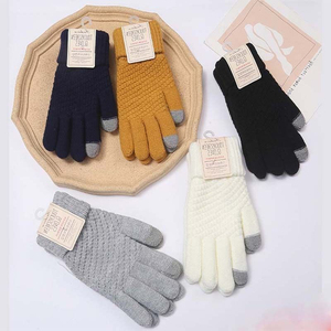 Custom Color Woven Winter Handschoenen <b>Touch</b> <b>Screen</b> Knitted <b>Gloves</b> Smart Phone <b>Touch</b> <b>Screen</b> Winter <b>Gloves</b> <b>Touch</b> <b>Screen</b> <b>Gloves</b> - Product Image 1