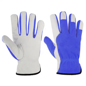 Premium Quality JNM SAFETY Cowhide Grain Leather Anti-static Breathable Driver Safety <b>Gloves</b> Industrial Protection - Product Image 2