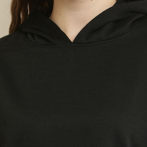 Conjunto Deportivo Premium para Mujer, Sudadera con Capucha Negra, Pantalones Jogger, Ropa Deportiva Informal para Invierno - Product Image 6