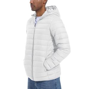 Fully Customized Men's Waterproof <b>Canvas</b> Puffer <b>Jackets</b> Polyester Wadding Filled Winter DDP Shipping - Product Image 6