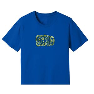 Camiseta personalizada SGRho Vintage 80s Doodle Graphic para mujer, camiseta moderna de manga corta con cuello redondo, camiseta personalizada a la moda de la hermandad griega - Product Image 1