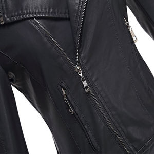 2026 Women's Fashion Breathable Faux Leather Cropped <b>Jacket</b> High-Quality Best in Style - Product Image 6
