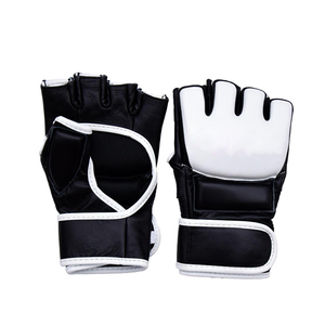 Guantes de Boxeo Profesionales para MMA, Material PU Resistente, Absorbe la Humedad, Cierre de Gancho y Bucle, Muñequera Ajustable, Unisex, para Gimnasio y Uso en Exteriores - Product Image 1