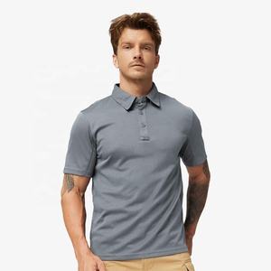 Polos Homme Coupe Régulière Chemise à Col Tissé Performance Extérieur Léger Écologique Polo Homme Unisexe - Product Image 5