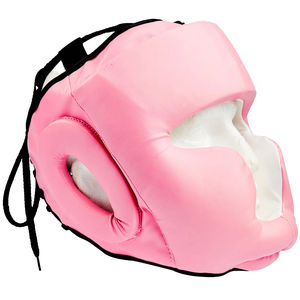 อุปกรณ์ป้องกันศีรษะหนัง PU น้ำหนักเบา ระบายอากาศได้ดี เป็นมิตรกับสิ่งแวดล้อม ทนทาน สำหรับผู้ใหญ่-ฝึกซ้อมมวย ดีไซน์ปรับแต่งได้ - Product Image 1