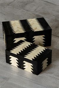 ARIF HANDICRAFTS Coffrets de rangement de luxe professionnels personnalisés avec logo, en os sculpté, les plus vendus, écologiques - Product Image 1