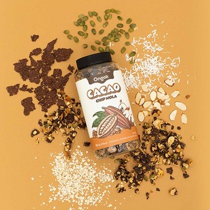 [FARMTOGLOBAL] Ongok Honey Chipnola Whole Grain Granola Cereal Baked Honey <b>Snack</b> Korean Breakfast Food - Product Image 3