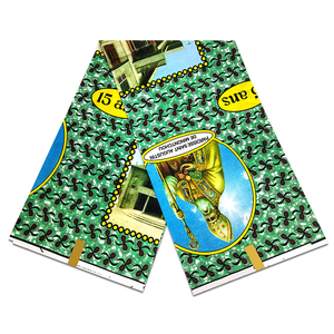 Tela africana estampada a la cera personalizada al por mayor, tela Ankara, fabricante OEM ODM personalizado para exportación de ropa y prendas de moda. - Product Image 3