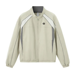 Veste de survêtement légère et tendance, coupe-vent sportif respirant à fermeture éclair intégrale, idéale pour l'entraînement décontracté – Fournisseur OEM de marques privées - Product Image 6