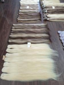 Minh Khang Vietnam ofrece 100% paquetes de trama de piel humana de lujo Color negro Natural recto 30 pulgadas máquina doble mejor precio - Product Image 6