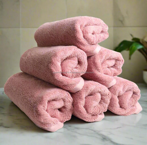 Serviettes en coton 600 GSM avec logo personnalisé, étiquette privée, approvisionnement en gros, prix d'usine - Product Image 3