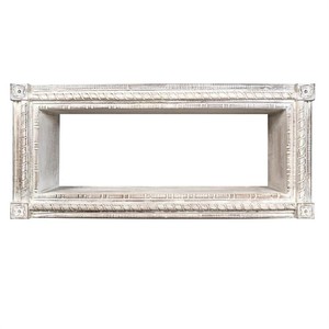 Handcrafted Black Mango Wood Wall Shelf | Moradabad Wholesale <b>Storage</b> Decor - Product Image 3