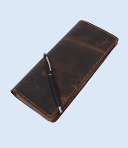 Tarjetero Saffiano de Moda Premium, Diseño OEM, Plegable Largo, Logotipo Personalizado, RFID, Cuero Genuino, Poliéster, Ligero y de Calidad para Hombre - Product Image 3